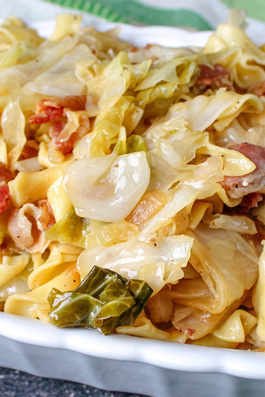 Penny Burdge's halushki dish.