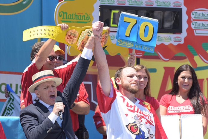 Nathan's Famous hot dog eating contest