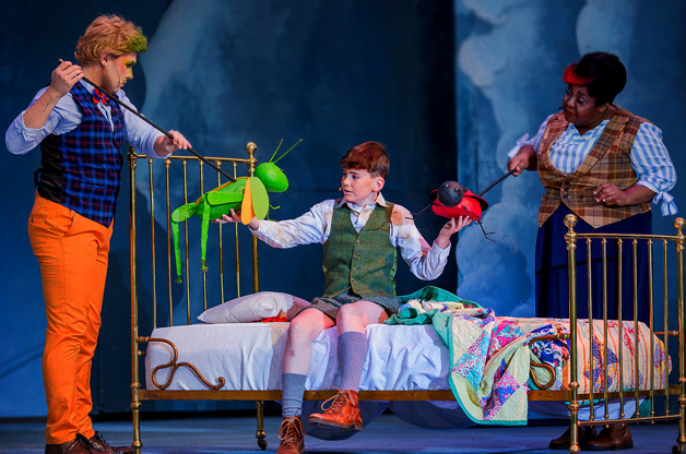 A snapshot of the production "James and the Giant Peach."