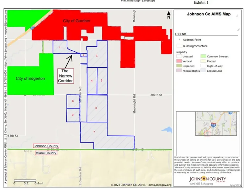 Edgerton annexed all nine parcels in December 2020.