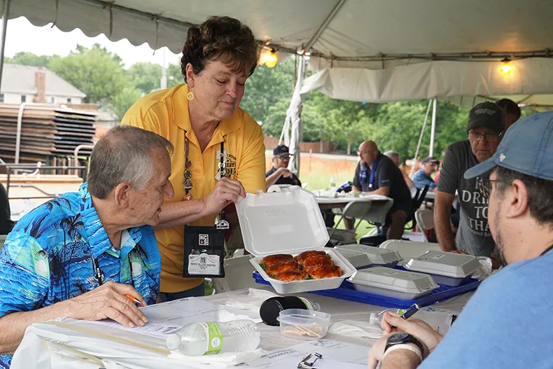 Judges presented meat