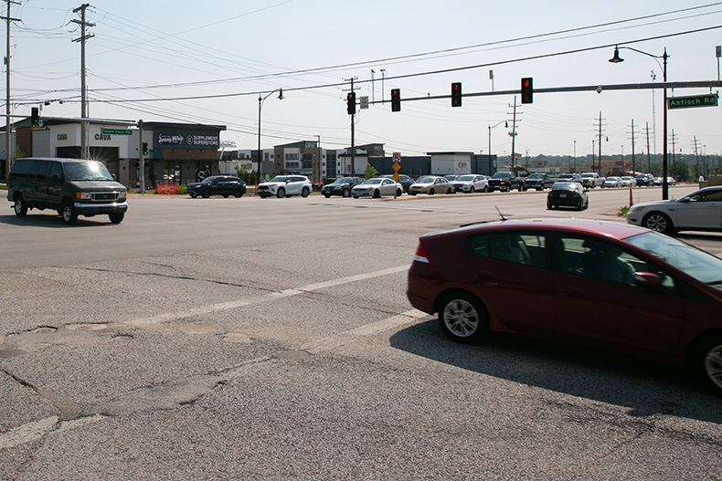 Shawnee Mission Parkway and Antioch Road