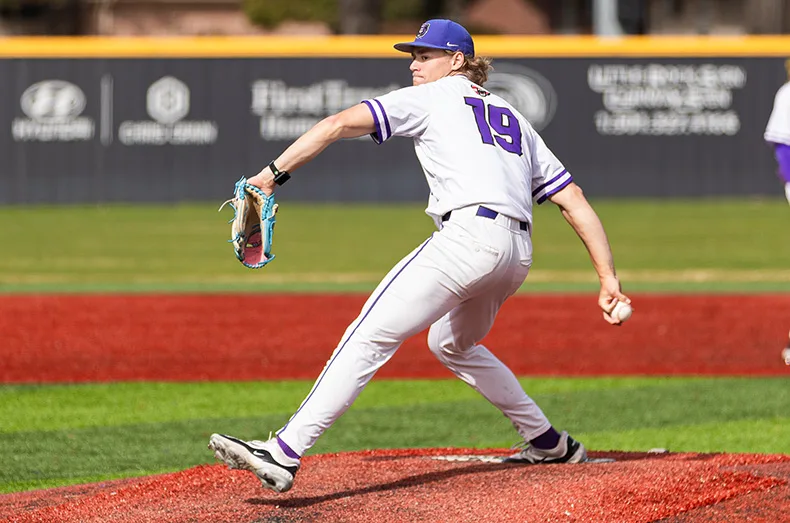 Charlie Christensen pitched for the University of Central Arkansas.
