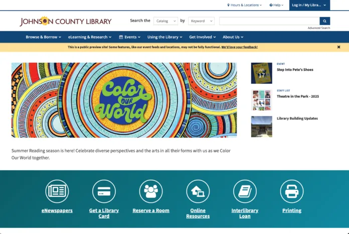 Your Library: Discover more with the new Johnson County Library website