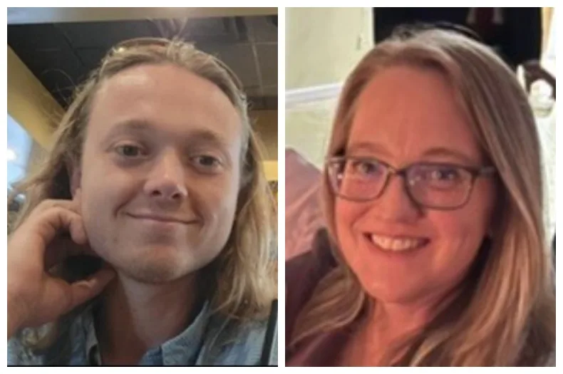 Tyler Donovan (left) and his mother, Sheila Donovan.