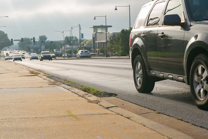 Johnson Drive near Broadmoor Street in August 2025