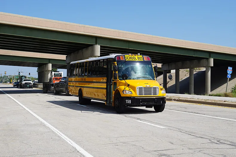School bus Midland Drive