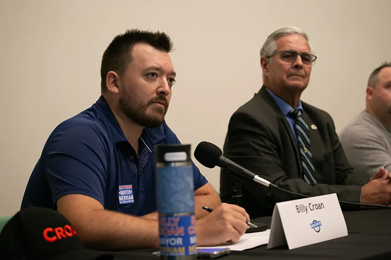 Billy Croan is running for mayor of Merriam.