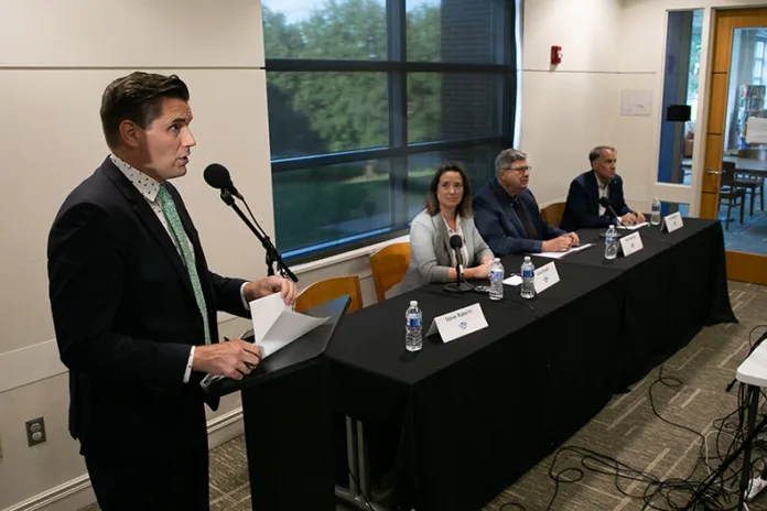 The Johnson County Post hosted a forum Thursday, Sept. 25, at Pioneer Library for candidates running in contested races for Blue Valley Board of Education.