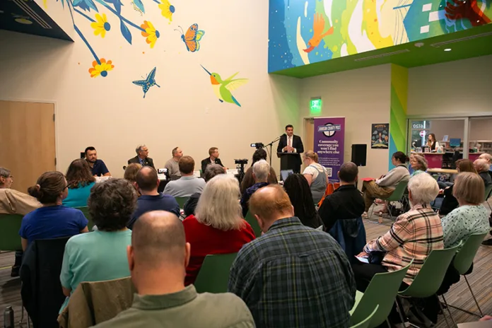 The Johnson County Post hosted a forum Tuesday, Sept. 23, at Merriam Plaza Library for candidates running in contested races for Merriam mayor and a Ward 4 seat on the Merriam City Council.
