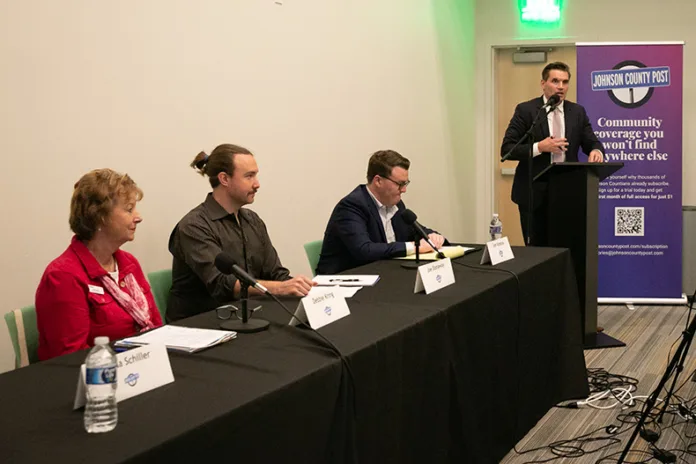 The Johnson County Post hosted a forum Tuesday, Sept. 23, at Merriam Plaza Library for candidates running in contested races for Mission City Council.