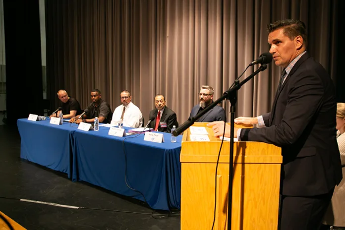 The Johnson County Post hosted a forum Tuesday, Sept. 16, at Spring Hill Middle School for candidates running for the Spring Hill City Council.