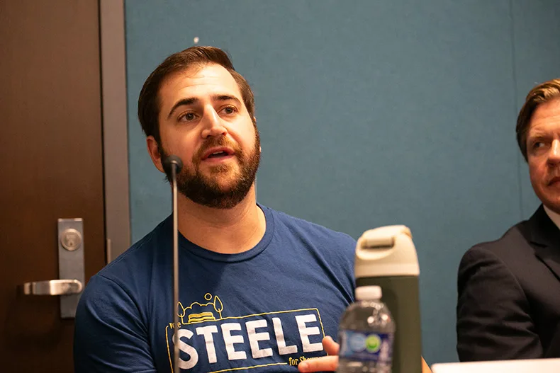 Steele Reynolds is running for the Ward 1 seat on the Shawnee City Council.