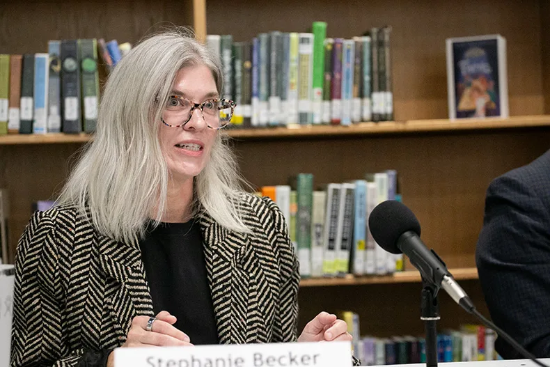 Stephanie Becker is running for election to the Westwood City Council.