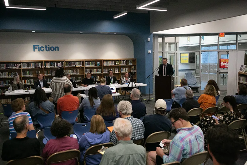 The Johnson County Post hosted a forum Wednesday, Sept. 10, at Westwood View Elementary for candidates running for the Westwood City Council.