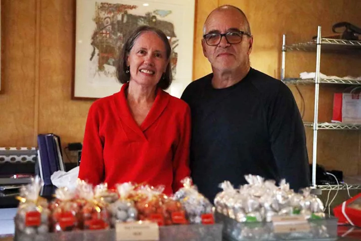 Brigitte (left) and Kevin Gravino, owners of André’s in Overland Park.