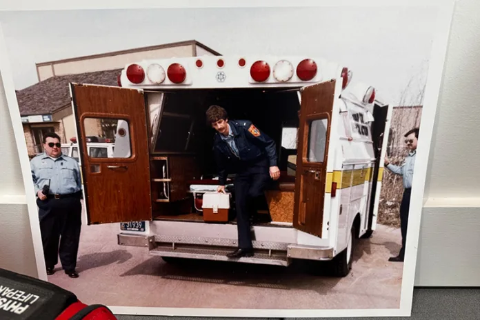 A photo from the early days of Med-Act.