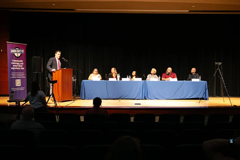 The Johnson County Post hosted a forum on Wednesday, Oct. 1, at Trail Ridge Middle School for candidates running in contested races for Gardner Edgerton Board of Education.