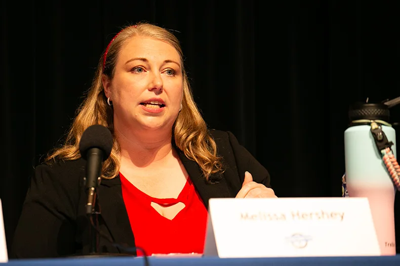 Melissa Hershey is running to fill a two-year unexpired term for position #1 on the Gardner Edgerton school board.
