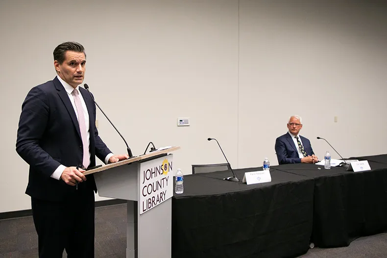 The Johnson County Post hosted a forum on Thursday, Oct. 2, at Central Resource Library for candidates running for Overland Park mayor.