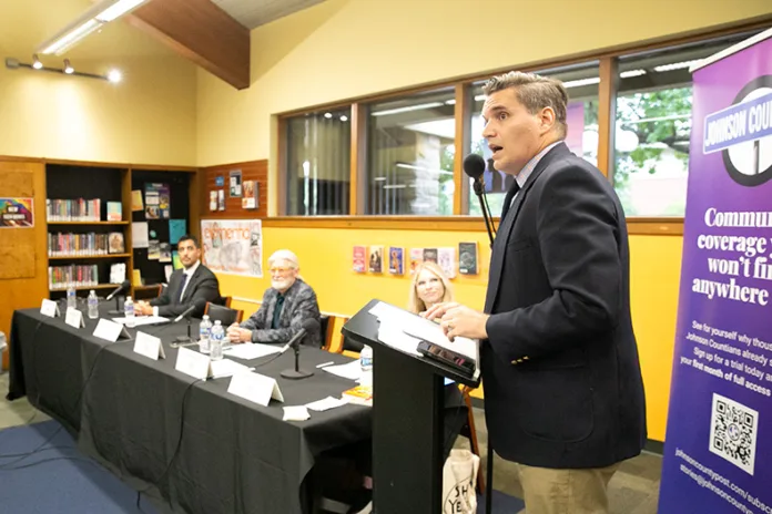 The Johnson County Post hosted a forum on Tuesday, Sept. 30, at Corinth Library for candidates running in contested races representing wards 1, 2 and 3 on the Prairie Village City Council.