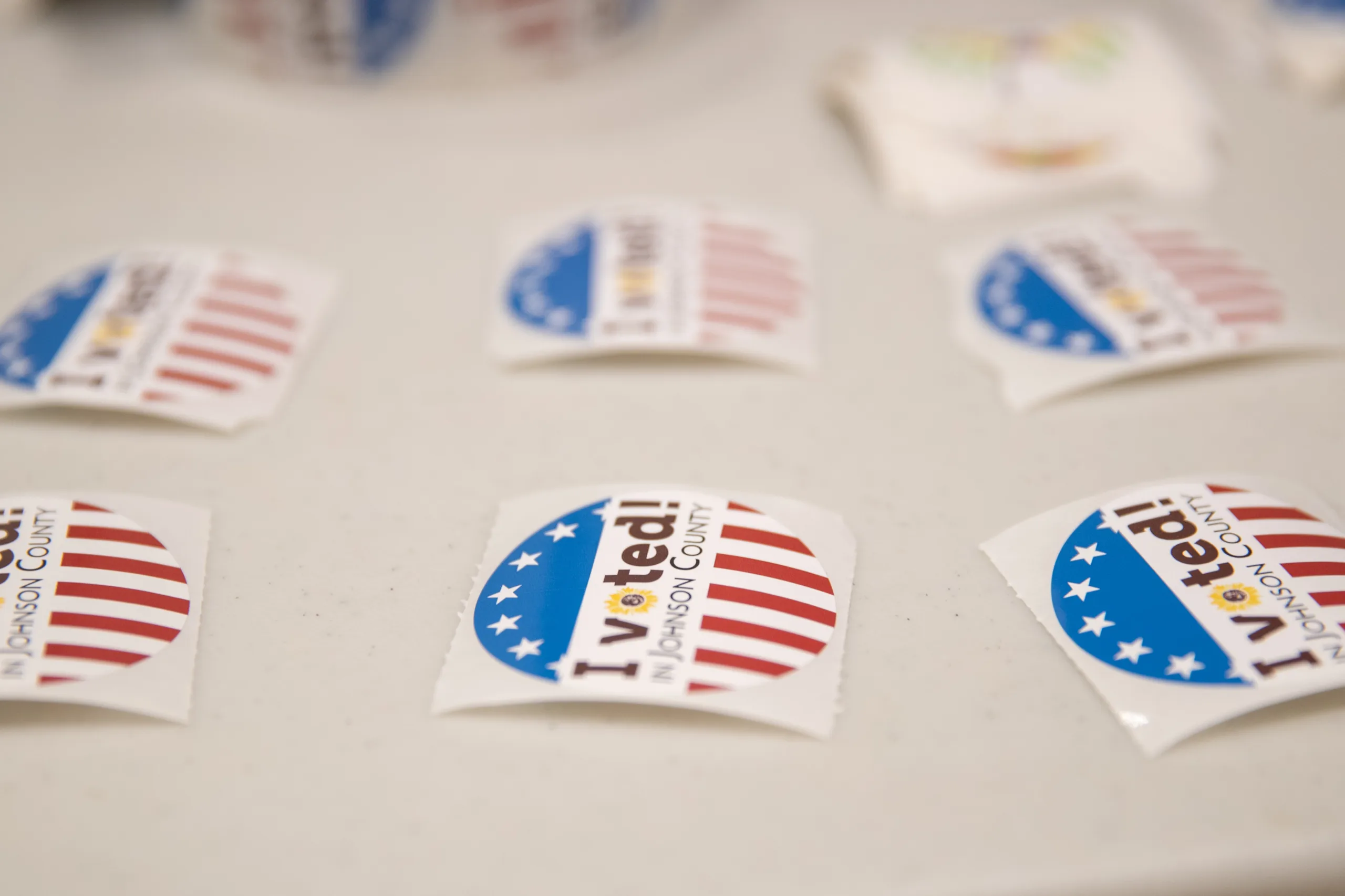 Voting stickers
