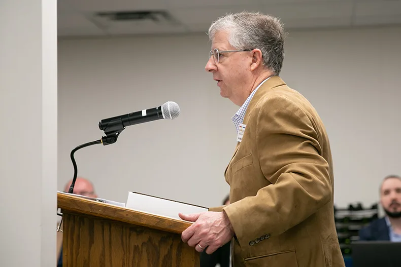 Johnson County Election Commissioner Fred Sherman.