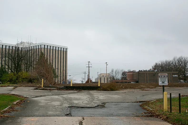 The site of the former JC Penney call center in Mission off of Metcalf Avenue.