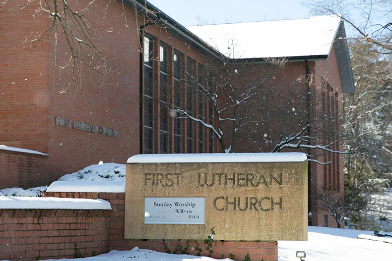 First Lutheran Church in Mission Hills in early December 2025.