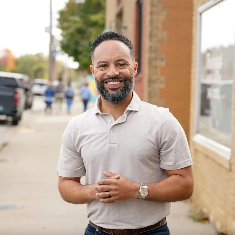 Erik Murray, Democratic candidate for U.S. Senate in Kansas.