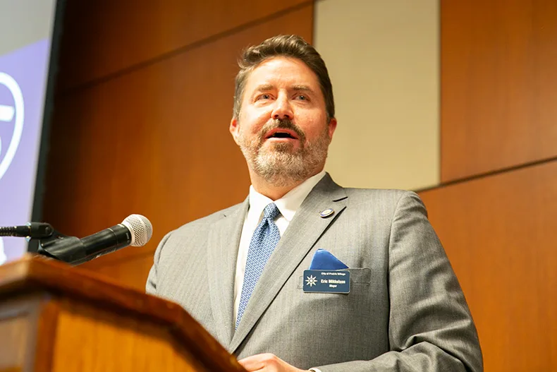 Mayor Eric Mikkelson. Photo credit Juliana Garcia.