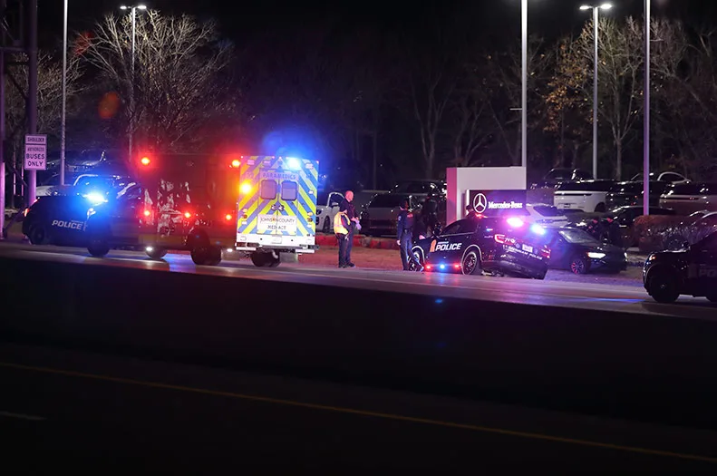 Suspect in custody following shooting between vehicles on I-35