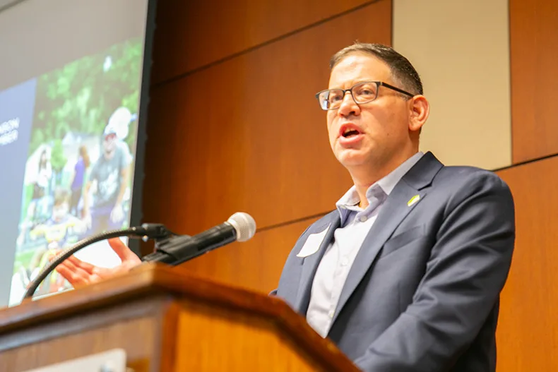 Mayor Michael Poppa. 