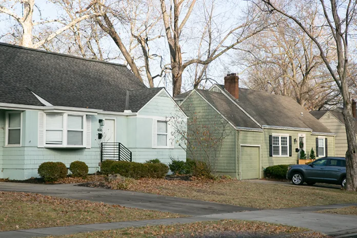 Prairie Village homes in December 2025. Photo credit Juliana Garcia.