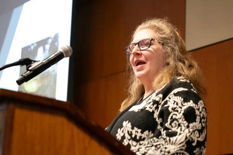 Mayor Rosemary Podrebarac.