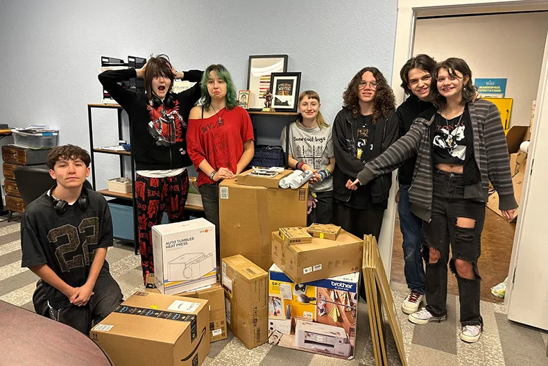 Tyler's House KC teens in November 2025. 