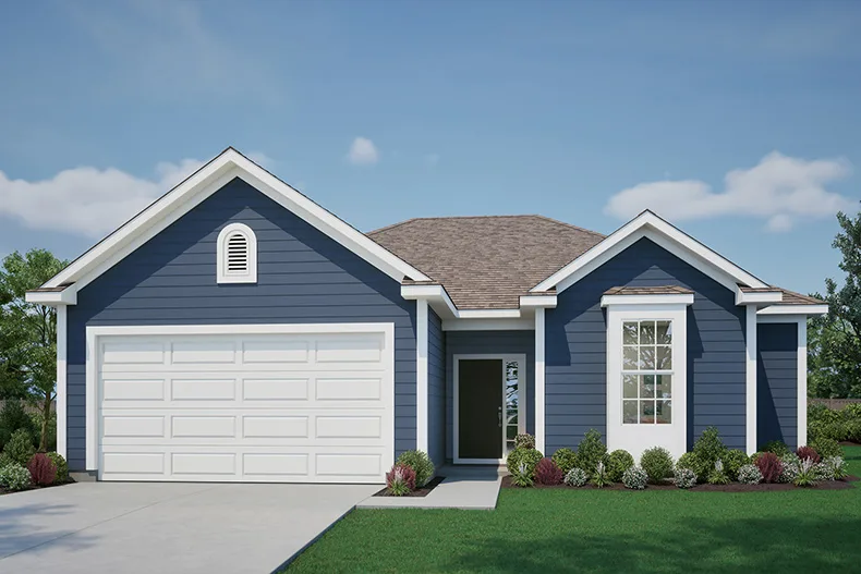 A home design in the Fox Hollow development.