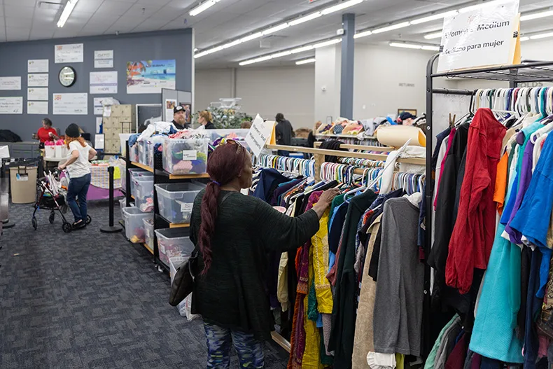 A woman shops at Starfish Project on Tuesday, Feb. 17, in Olathe.