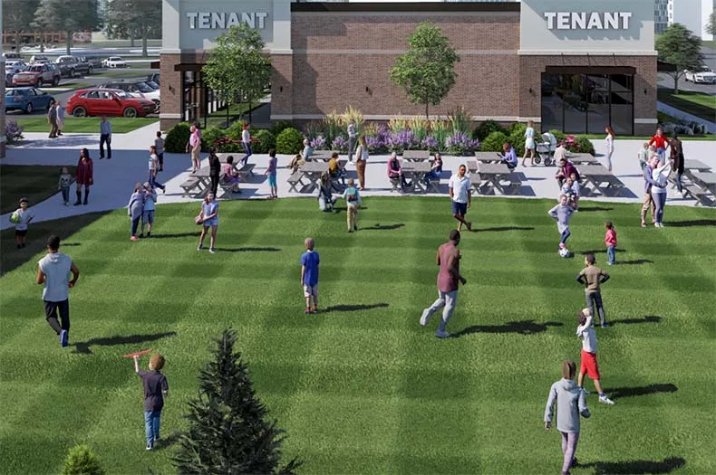 Developer proposes more walkable plan with retail and apartments in central Overland Park