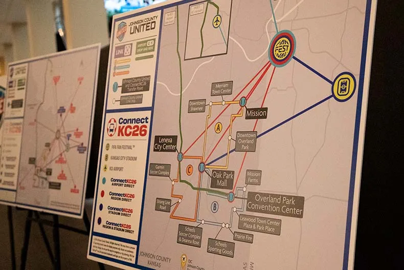 During the World Cup this summer, Johnson County United transit buses will run special routes to accommodate visitors and residents as they travel around the region for festivities.