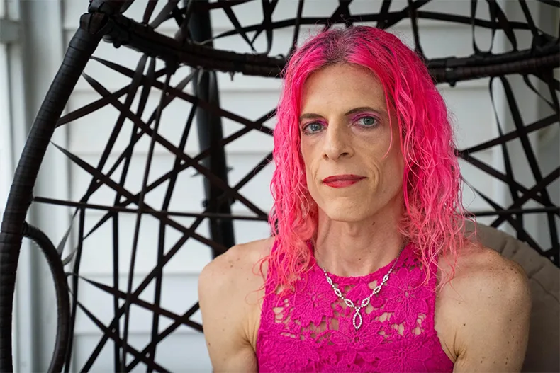 Hazel Krebs at her home in Westwood.