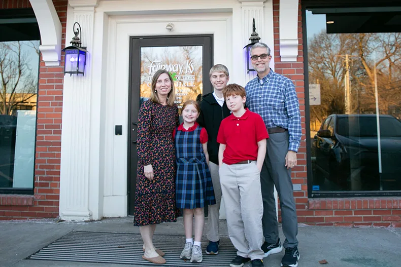 Fairway family fights for crosswalk after a car hit 2 of their children near school