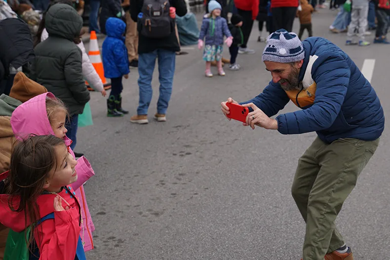 Families photo St. Patrick's Day Parade