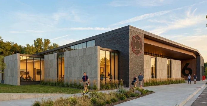 Lenexa Fire Station 6 rendering
