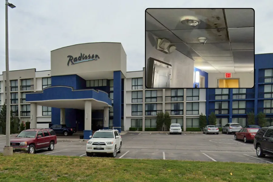 Lenexa condemned Radisson Hotel for mold, leaks and fire hazards. The owner is suing to reopen.