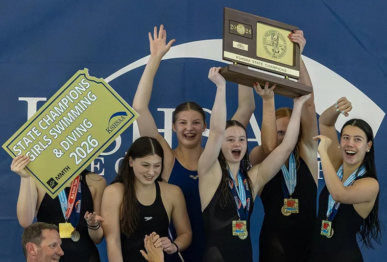 Blue Valley High School swim team