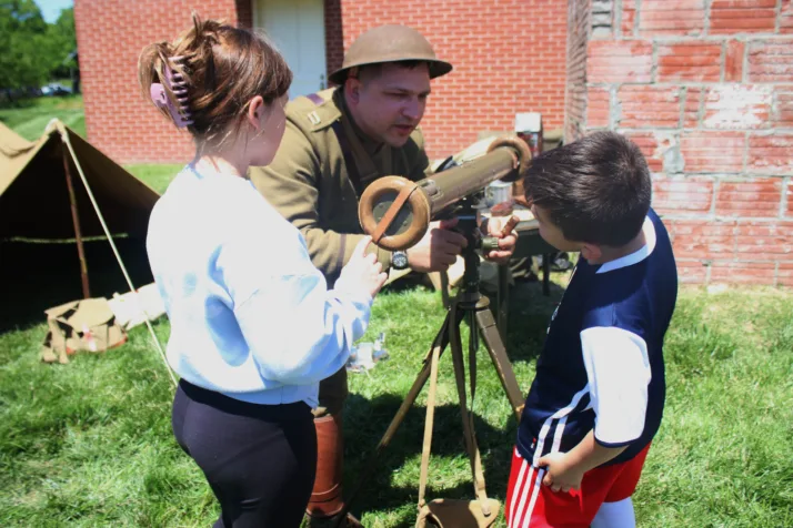 From the revolution to Vietnam, 250 years of American history come to life at Shawnee Town celebration
