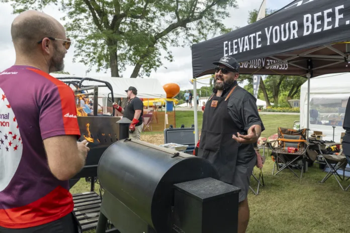 The Great Lenexa BBQ Battle this year attracted more than 150 entrants from across the region in what serves as the Kansas State Championship. Photo credit Finn Bedell.