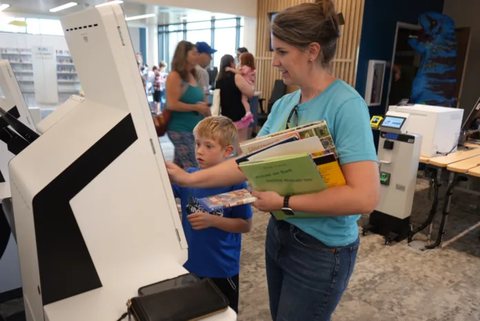The opening of the new Spring Hill Library branch.