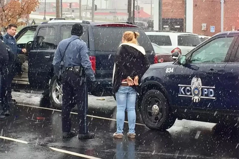 A stolen car is recoverd by Kansas City police after officers got a hit on an automated license plate reader.